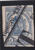 FRANCE - TIMBRE JOURNAUX - 1868 - N° 2 - 2 C BLEU- SIGNE - OBLITERE - Newspapers