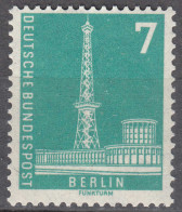 Berlin 1956 Mi. 135 Postfrisch MNH Freimarke Stadtbilder Funkturm   (70560 - Autres & Non Classés