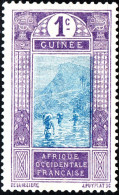 GUINEA FRANCESE, FRENCH GUINEA, PAESAGGI, LANDSCAPES, 1913, NUOVI (MLH*) Mi:FR-GU 63, Scott:FR-GU 63, Yt:FR-GU 63 - Nuevos