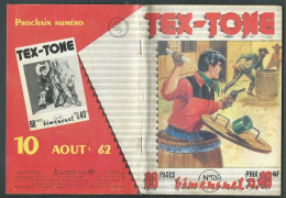 Tex-Tone  N° 126 - Bimensuel  "le Lasso Du Destin " - D.L.  25 Juillet 1962 - Tex0704 - Formatos Pequeños