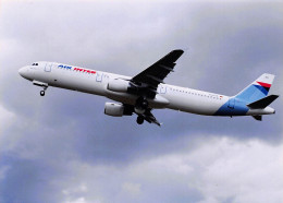 Airbus A321 - Air Inter - +/- 180 X 130 Mm. - Photo Presse Originale - Luchtvaart
