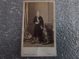 PHOTO CDV 19 EME SIECLE - PRINCE IMPERIAL LOUIS NAPOLEON III FAMILLE ROYALE BONAPARTE - Célébrités