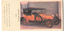 TICKET PUBLICITE DE PESAGE APPAREILS AUTOMATIQUES MUSEE AUTOMOBILE LE MANS LOURDES TRANSPORTS VOITURE AMEDEE BOLLEE - Voitures