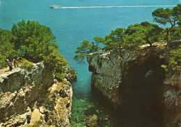 CARTOLINA ITALIA 1980 FOGGIA ISOLE TREMITI S. DOMINO GROTTA DELLE VIOLE Italy Postcard ITALIEN Ansichtskarten - Foggia