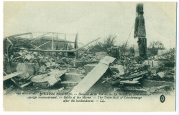 Guerre 1914-1915, Bataille De La Marne, La Mairie De Courdemange Après Le Bombardement, France - Other & Unclassified