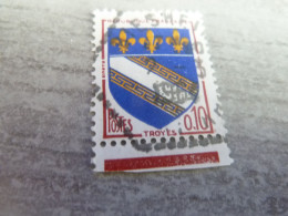 Troyes - Armoiries De Villes - 10c. - Yt 1353 - Brun, Outremer Et Jaune - Oblitéré - Année 1962 - - Used Stamps