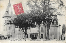 CRESSY SUR SOMME Château De Noblet. Travaux - Autres & Non Classés