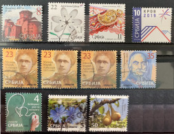 SERBIA 2006-2020 Definitives & Compulsory Surtax Stamps - Postally Used MICHEL # 152,273,430,549,649,886,Z91,926,980 - Servië