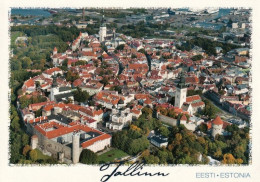 1 AK Estland / Estonia * Blick Auf Die Altstadt Von Tallinn - Luftbildaufnahme - Seit 1997 UNESCO Weltkulturerbe * - Estland