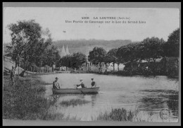 07 - LA LOUVESC ---Une Partie De Canotage Sur Le Lac Du Grand Lieu --- Animé ---colorisée - La Louvesc