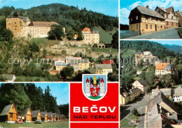 73791871 Becov Nad Teplou CZ Stadtbild Mit Burg Und Schloss Ferienhaeuser  - Czech Republic