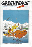 Tintin Greenpeace 1985 - Advertisement