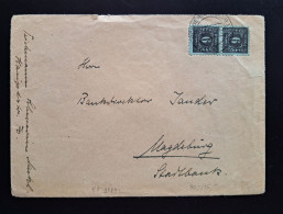 Mecklenburg-Vorpommern 1945, Brief Schwerin Paar Paar Mi 8x Signiert - Lettres & Documents