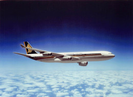 Airbus A340 - Singapore Airlines - +/- 180 X 130 Mm. - Photo Presse Originale - Luftfahrt