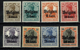 Belg. 1916 - OC11/14, 16/19 - Nieuw Zonder Gom / Neuf Sans Gomme (2 Scans) - OC1/25 Gouvernement Général
