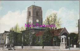 London Postcard - Old Church, Chelsea    DZ225 - London Suburbs