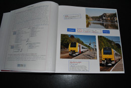 Album Photo 134 Athus Meuse Ligne 165 Libramont Rossart Gare 166 Dinant Bertrix Travaux Traction éléctrique Marchandises - Trains