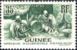 GUINEA FRANCESE, FRENCH GUINEA, ARTIGIANATO, 1938, NUOVI (MLH*) Mi:FR-GU 137, Scott:FR-GU 137, Yt:FR-GU 134 - Ungebraucht