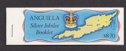 ANGUILLA CARNET  Y & T 238/241 JUBILEE ARGENT ELISABETH II 1977 NEUF - Anguilla (1968-...)