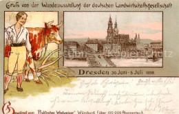 73791626 Dresden Elbe Wanderausstellung D. Deutschen Landwirtschaftsgesellschaft - Dresden