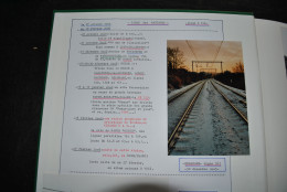 Album Photo 154 Ligne 130 Ronet BK 63 Marchandises Neige Salzinnes Hastedon Travaux Herbatte Visions Mirages Artistique  - Eisenbahnen