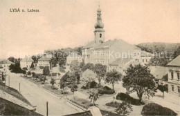 73791584 Lysa  Nad Labem Lissa Elbe CZ Kirche Aussenansicht M. Park  - Czech Republic