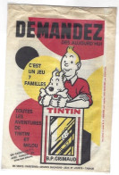 Tintin Et Milou Sachet Cartes Grimaud 7 Familles - Objets Publicitaires