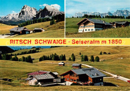 73791435 Seiseralm Alpe Di Siusi Trentino IT Ritsch Schwaige Teilansichten  - Other & Unclassified