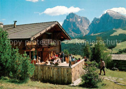 73791434 Seiseralm Alpe Di Siusi Trentino IT Skihuette Rauch Terrasse  - Other & Unclassified