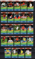 Nevis  2010 Football Soccer World Cup Set Of 24 + 4 S/s MNH - 2010 – Zuid-Afrika