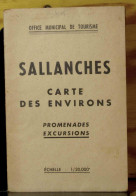 WEBER Stephane - SALLANCHES - CARTE DES ENVIRONS - PROMENADES - EXCURSIONS - 1901-1940