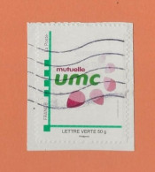 France   LETTRE VERTE MUTUELLE UMC 50 GRS   Phil@poste - Used Stamps