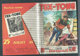 Tex-Tone  N° 173 - Bimensuel  "le Bon Payeur  " - D.L.  3 Tr. 1964 - Tex0801 - Piccoli Formati