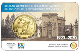 2,5 Euro België 2020 Olympische Spelen Antwerpen - Gekleurd - Belgio