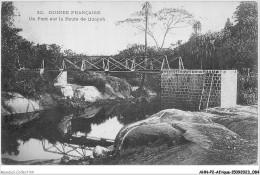 AHNP2-0170 - AFRIQUE - CONAKRY - Un Pont Sur La Route De Quoyah  - Guinée Française