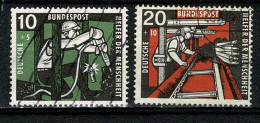 BRD 1957 Mi 271-272 (o), Yv  143-144 (o) - Usati
