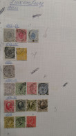 Joli Lot De 37 Timbres Du Luxembourg Très Anciens (de 1865 à1958) Cote + 120 Euros, Port Offert. - 1859-1880 Coat Of Arms