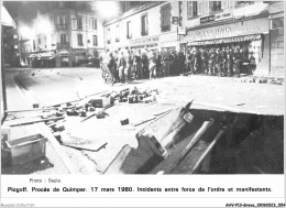 AHVP13-1141 - GREVE - Plogoff - Procès De Quimper - 17 Mars 1980 - Incidents Entre Force De L'ordre Et Manifestants  - Huelga