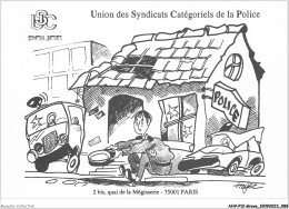 AHVP12-1061 - GREVE - Union Des Syndicats Catégoriels De La Police  - Huelga