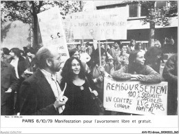 AHVP11-0972 - GREVE - Paris 6 Octobre 1979 - Manifestation Pour L'avortement Libre Et Gratuit  - Streiks