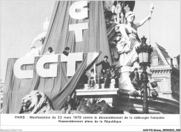 AHVP11-0954 - GREVE - Paris - Manifestation Du 23 Mars Contre Le Demantèlement De La Sidérurgie  - Staking