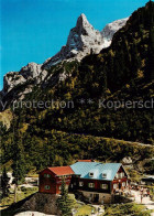 73791323 Hoellentalhuette 1381m Garmisch-Partenkirchen Mit Hoellentorkopf  - Garmisch-Partenkirchen