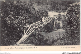 AICP5-AFRIQUE-0557 - A E F - Pont Rustique Sur Un Ruisseau - Unclassified