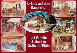 73791292 Ostheim  Rhoen Urlaub Auf Dem Bauernhof Bei Fam Seibert Teilansichten  - Otros & Sin Clasificación