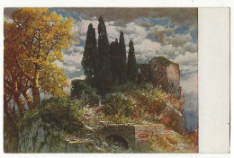 350 -  Burgruine - H. Rüdisühli - Malerei & Gemälde