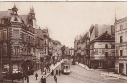 Allenstein.Zeppelinstrasse,tram. - Polen