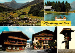 73791244 Kirchberg Tirol AT Panorama Blick Gegen Rettenstein Badesee Strassenmot - Andere & Zonder Classificatie