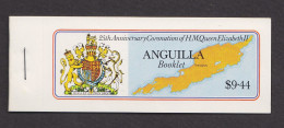 ANGUILLA CARNET  Y & T 282/285 ANNIVERSAIRE COURONNEMENT ELISABETH II 1978 NEUF - Anguilla (1968-...)