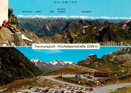 73791237 Soelden Oetztal AT Timmelsjoch Hochalpenstrasse Bergrestaurant Fernsich - Sonstige & Ohne Zuordnung