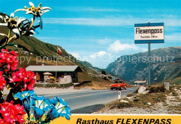 73791233 Flexenpass 1784m Arlberg AT Rasthaus Passhoehe Alpenflora  - Altri & Non Classificati